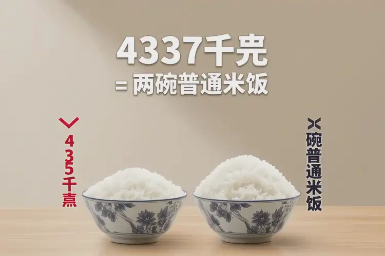 80克4357千焦等于几碗饭(图1)
