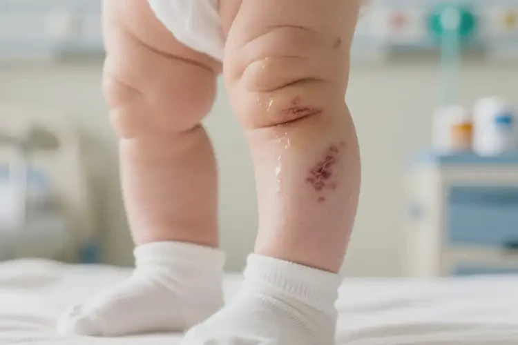 宝宝小腿经常起湿疹不管它会自己痊愈吗(图2)