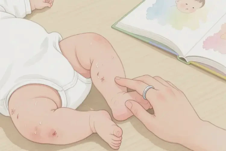 婴幼儿大腿偶尔起湿疹不管它会自己自愈吗(图2)