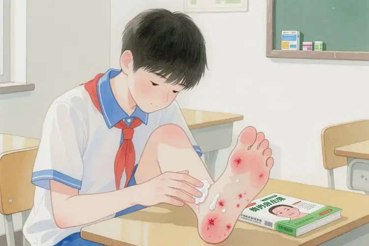 中學生腳上偶爾起濕疹能靠自己自愈嗎(圖2)