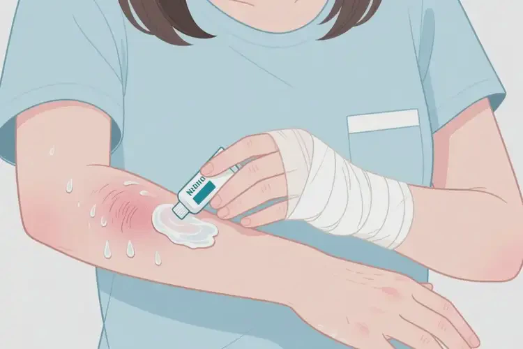 女生手臂上容易長(zhǎng)濕疹可以徹底自愈嗎(圖2)