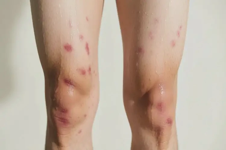 青年人大腿上出濕疹可以徹底自愈嗎(圖1)