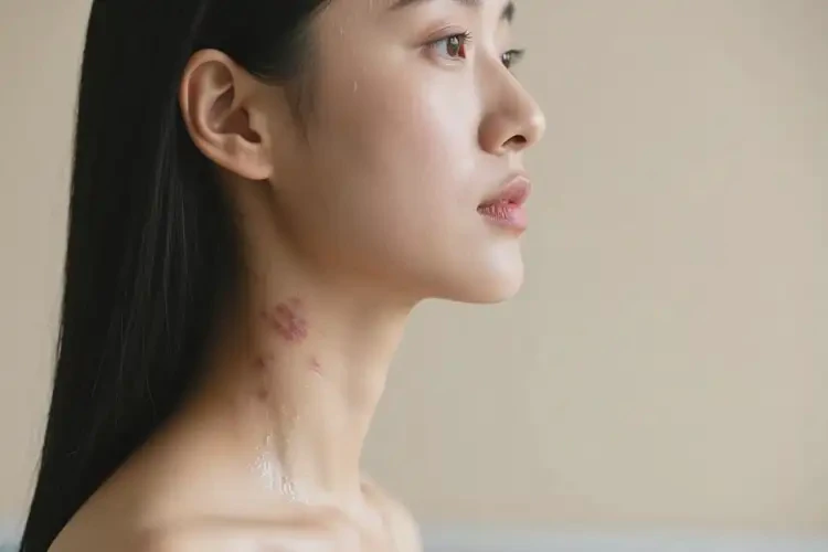 女性脖子上偶爾起濕疹不管它會(huì)自己痊愈嗎(圖3)