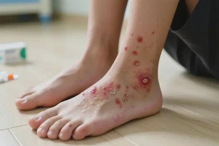 青少年腳上起濕疹能不能徹底自愈(圖4)