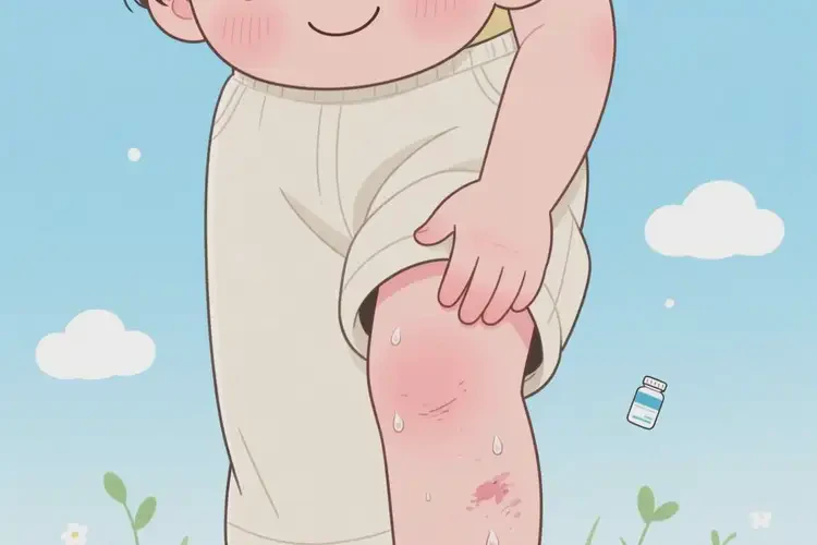 孩子大腿容易起湿疹可不可以彻底自愈(图4)