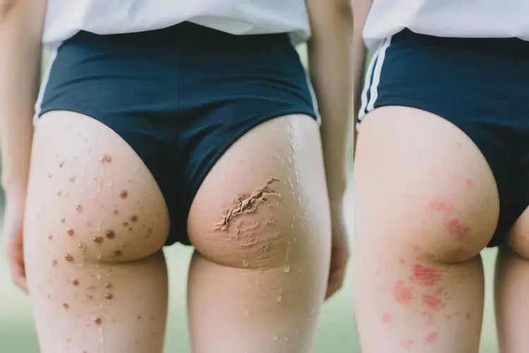 大學(xué)生屁股偶爾起濕疹能不能徹底自愈(圖1)
