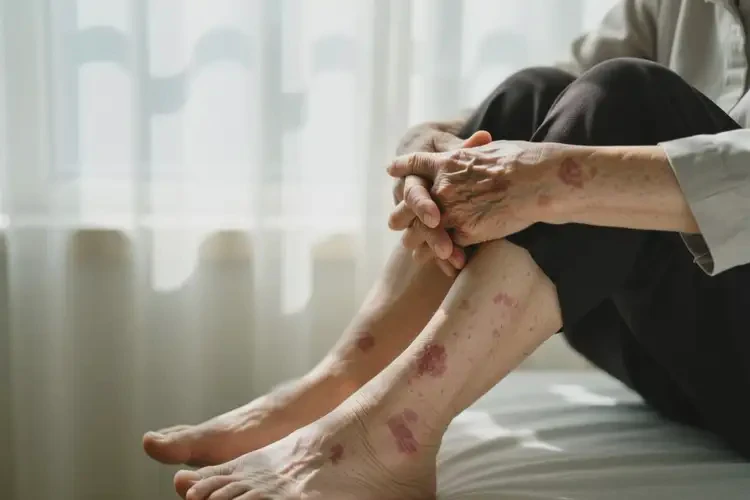 高齡老人四肢出現(xiàn)濕疹不管它會(huì)自己好嗎(圖2)