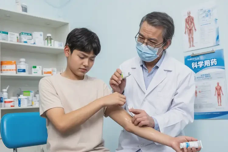 青少年脖子上有濕疹可不可以徹底自愈(圖1)