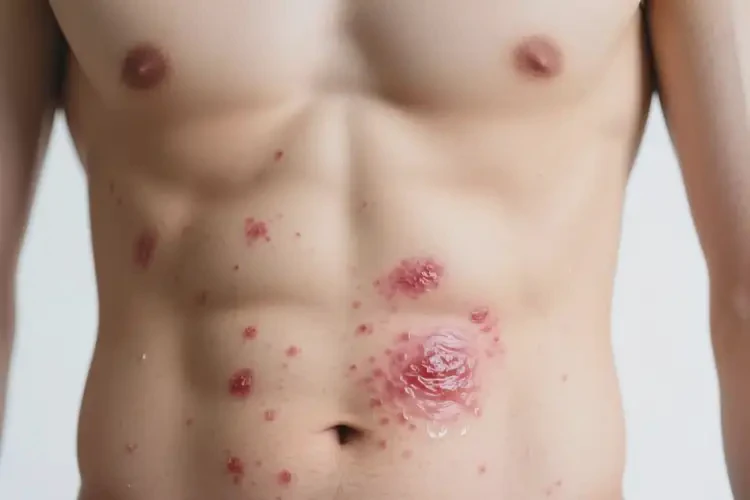 男人肚子上容易起湿疹不管它会自己痊愈吗(图3)