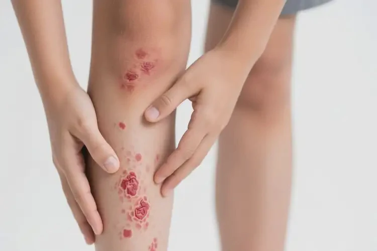 青年人小腿上有濕疹可以徹底自愈嗎(圖3)