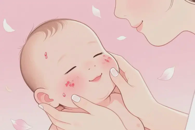 小兒面部起濕疹能靠自己自愈嗎(圖1)