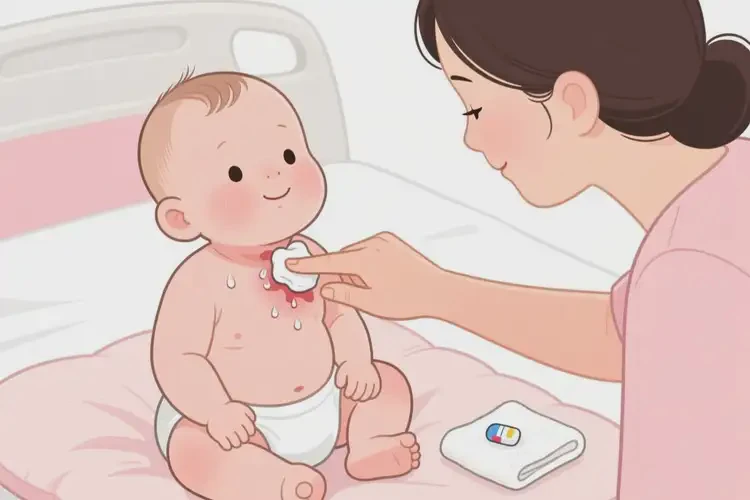 寶寶脖子出濕疹可不可以徹底自愈(圖3)