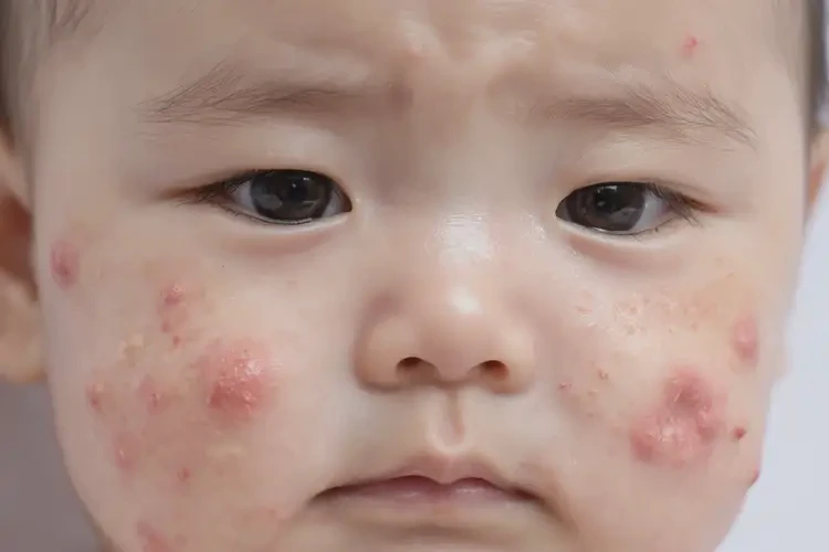 嬰兒面部容易起濕疹不管它會自己自愈嗎(圖4)