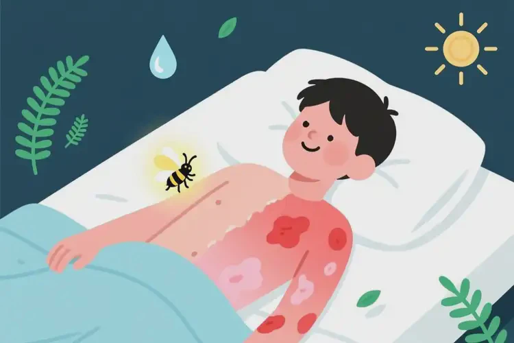 青少年肚子容易長(zhǎng)濕疹不管它會(huì)自己痊愈嗎(圖1)