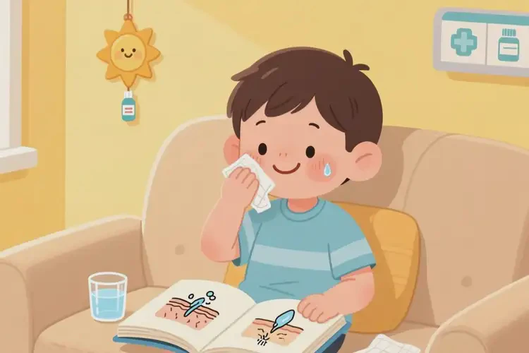 孩子面部有濕疹能夠徹底治愈嗎(圖3)