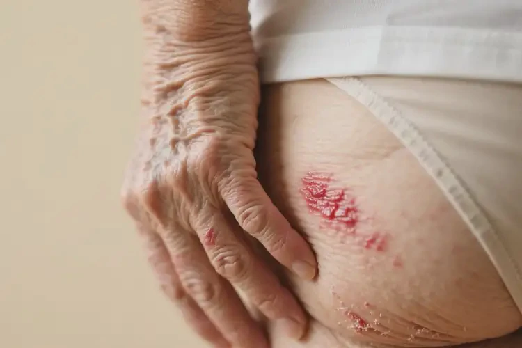 老人肛周偶爾起濕疹不管它會(huì)自己痊愈嗎(圖2)