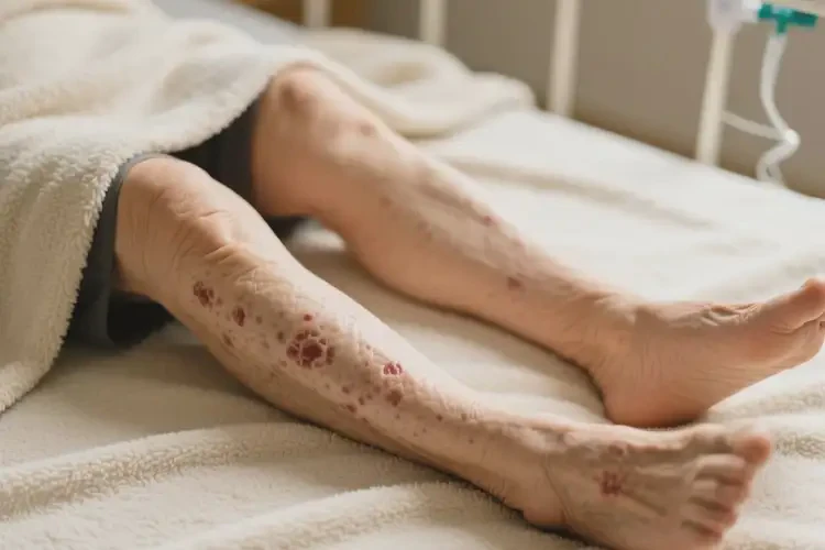 高齡老人四肢起濕疹可以徹底自愈嗎(圖2)