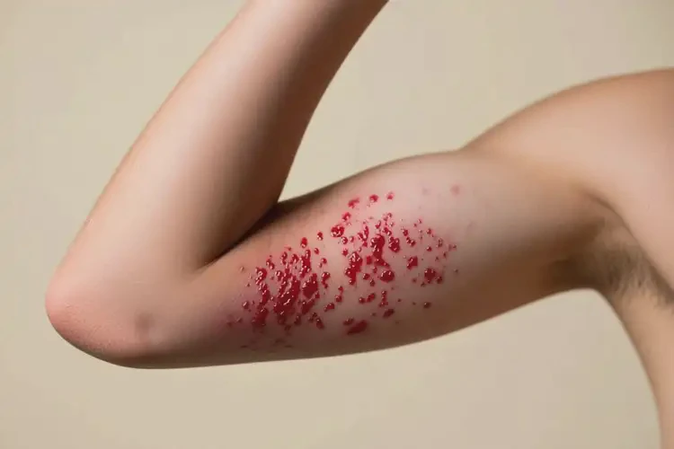 青少年手臂上出湿疹不管它会自己自愈吗(图4)