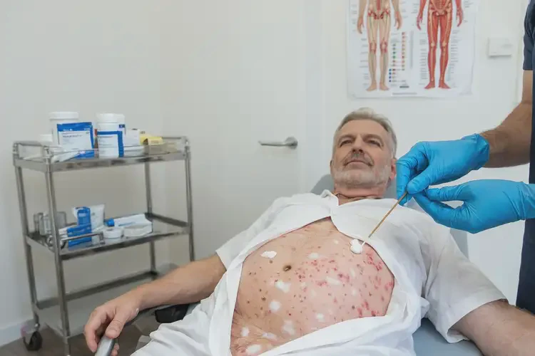 男人肚子經(jīng)常起濕疹能夠徹底治愈嗎(圖3)