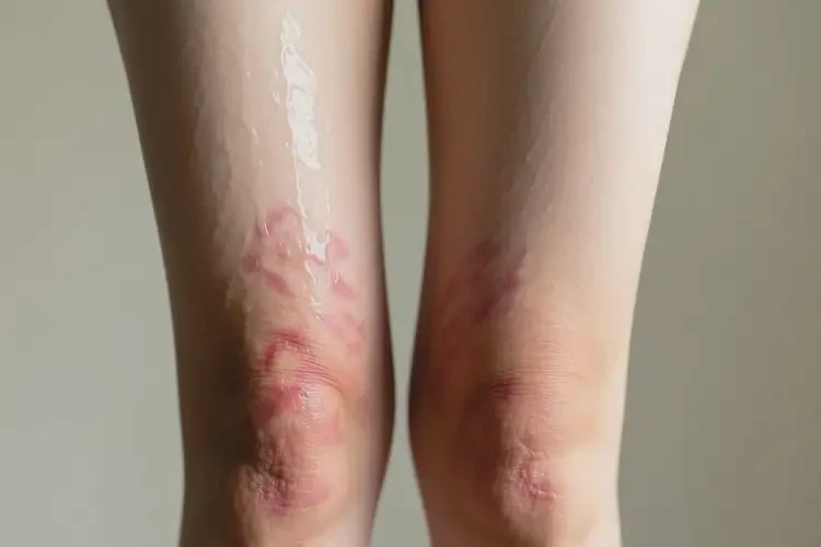 女性大腿出濕疹可以徹底自愈嗎(圖1)