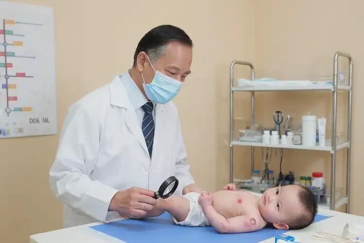 嬰幼兒臉上出現(xiàn)濕疹不管它會自己好嗎(圖2)