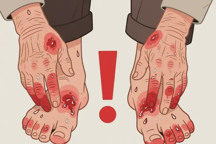 老人四肢容易起濕疹不管它會自己痊愈嗎(圖2)