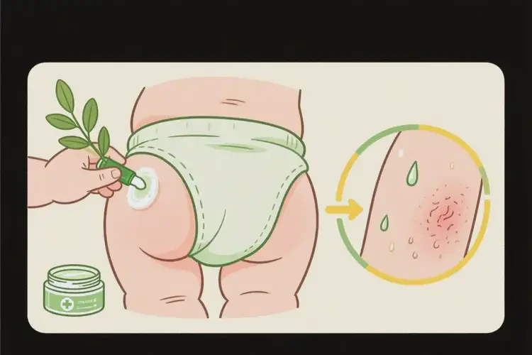 寶寶屁股上起濕疹能靠自己自愈嗎(圖3)