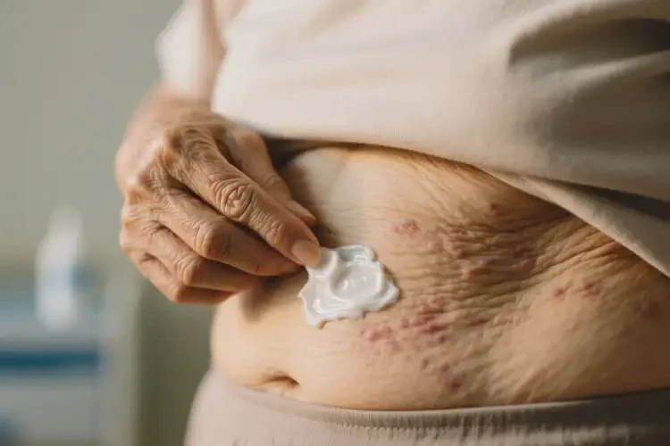 老人肚子有濕疹能夠徹底治愈嗎(圖4)