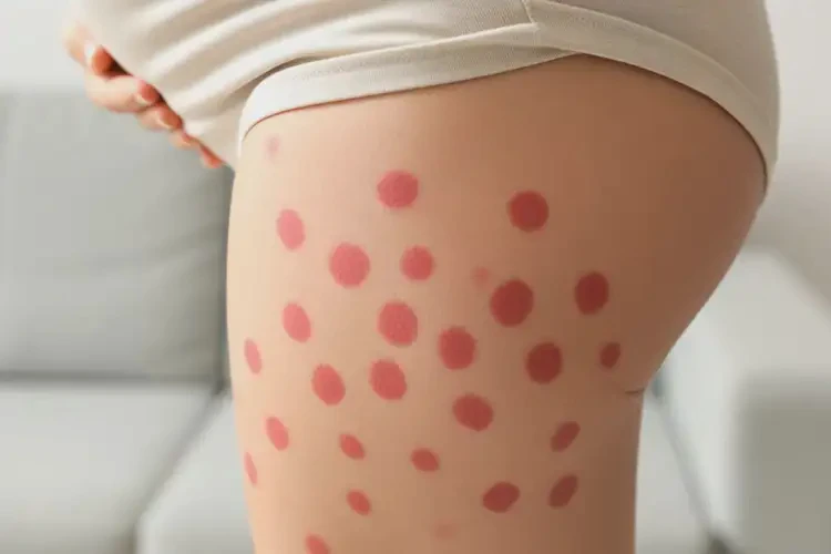 產(chǎn)婦大腿起濕疹不管它會自己自愈嗎(圖2)