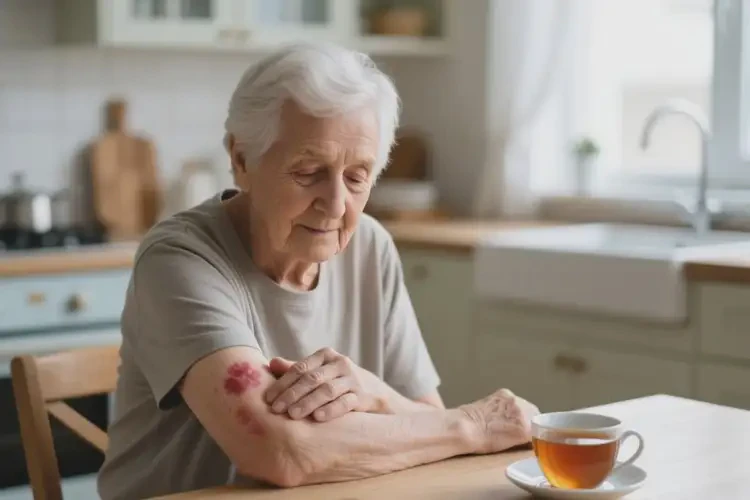 高齡老人身上偶爾長濕疹不管它會自己好嗎(圖2)