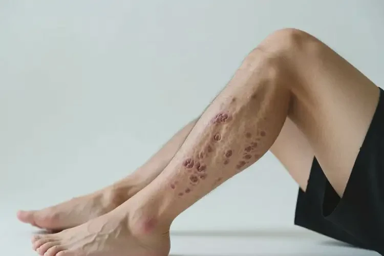 男人小腿上經(jīng)常起濕疹能徹底自愈嗎(圖1)