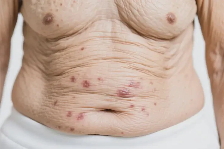 老人肚子上容易起濕疹能徹底自愈嗎(圖2)