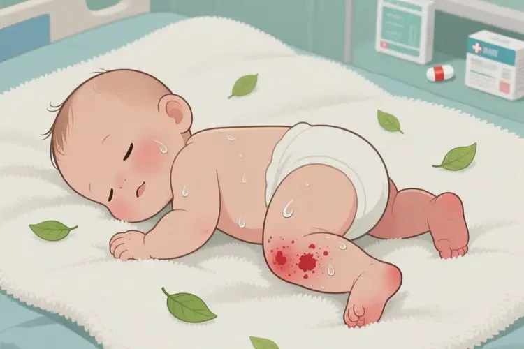 嬰幼兒小腿上有濕疹可以徹底自愈嗎(圖4)