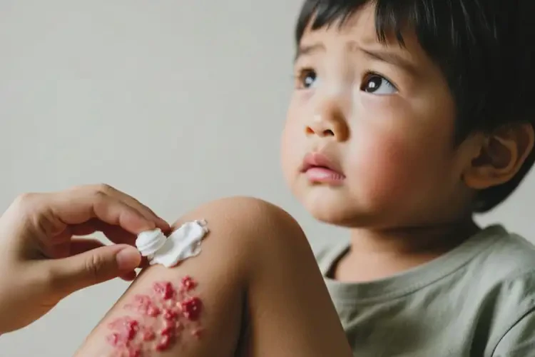 小學(xué)生大腿經(jīng)常長(zhǎng)濕疹不管它會(huì)自己痊愈嗎(圖2)