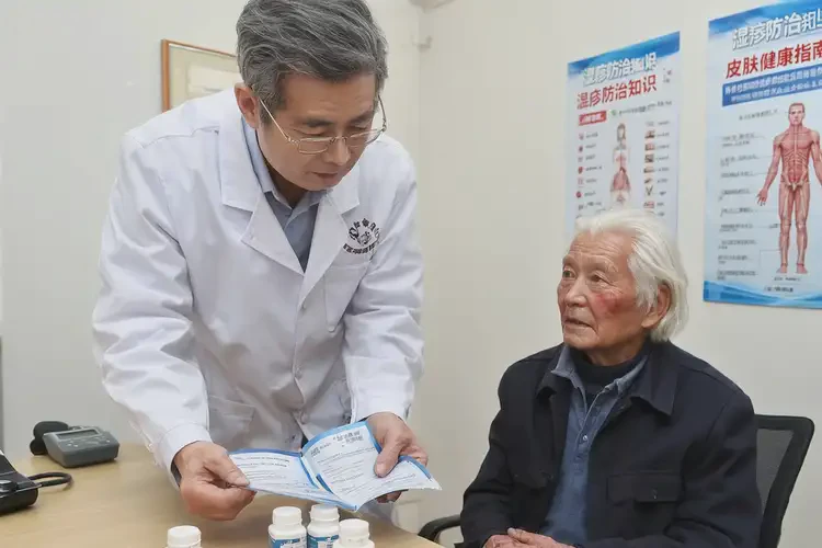 高齡老人臉上容易起濕疹可不可以徹底自愈(圖3)