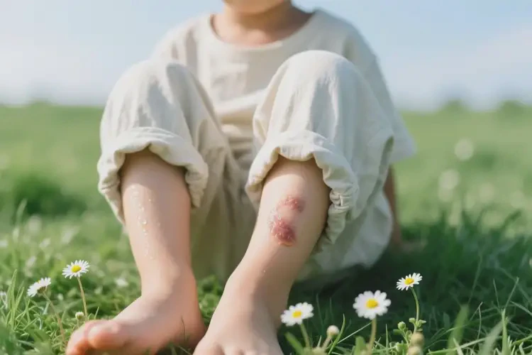 孩子小腿經(jīng)常長濕疹能徹底自愈嗎(圖1)