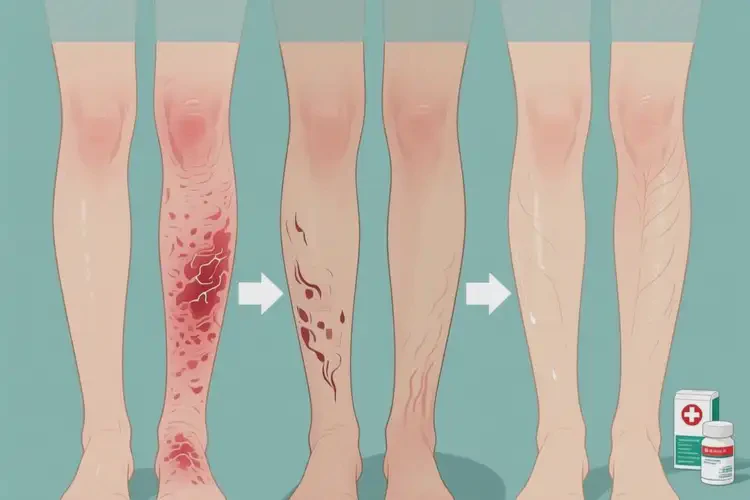 女性小腿有濕疹能徹底自愈嗎(圖1)