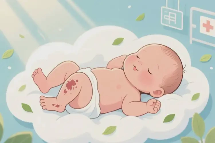 新生兒小腿出現(xiàn)濕疹可以徹底自愈嗎(圖2)