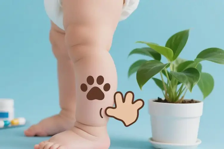 寶寶小腿出濕疹能夠徹底治愈嗎(圖1)