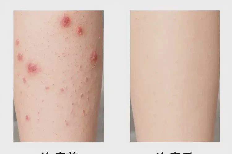 少兒大腿偶爾長(zhǎng)濕疹能夠徹底治愈嗎(圖1)