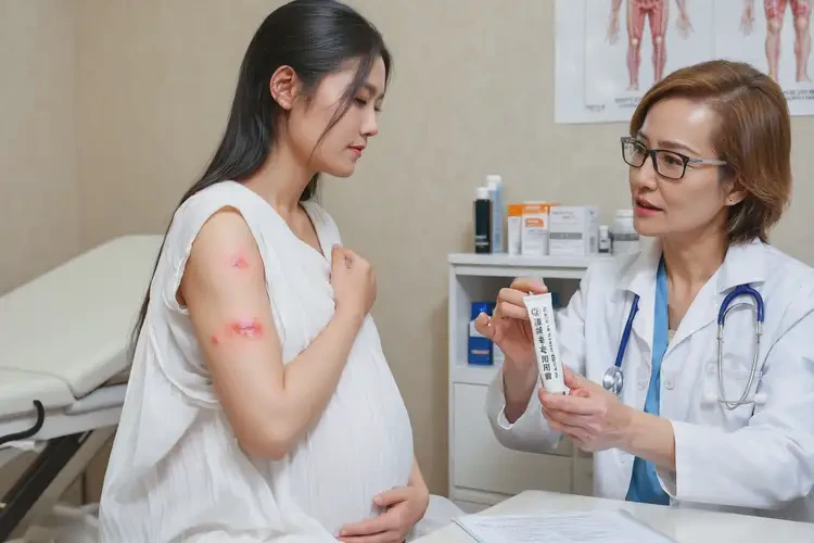 產(chǎn)婦身上經(jīng)常起濕疹不管它會(huì)自己好嗎(圖1)