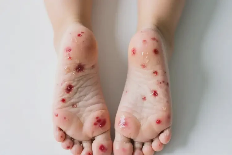 少兒腳上經(jīng)常長濕疹能徹底自愈嗎(圖2)