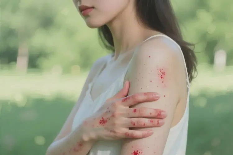 女性全身起濕疹能夠徹底治愈嗎(圖1)
