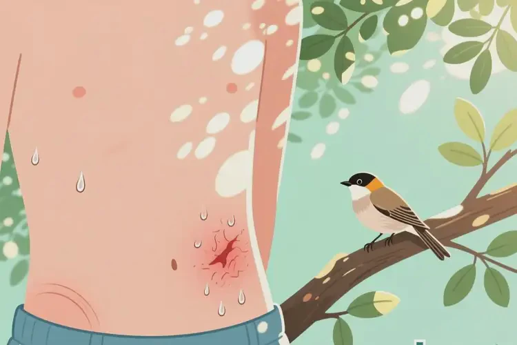 青少年肚子上出現(xiàn)濕疹可不可以徹底自愈(圖1)