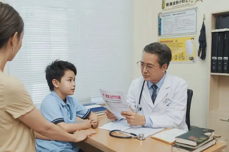 小學生脖子上偶爾長濕疹可不可以徹底自愈(圖1)