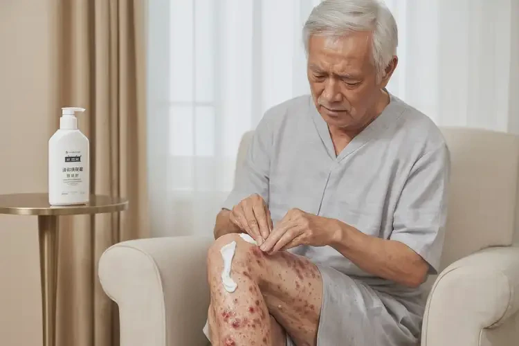 高齡老人大腿上出現(xiàn)濕疹能徹底自愈嗎(圖3)