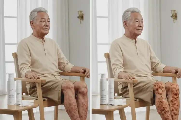 老年人大腿出湿疹能够彻底治愈吗(图2)