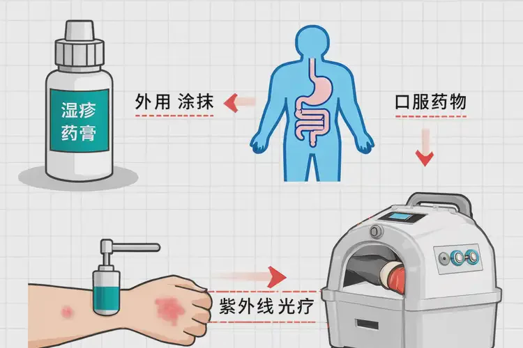 女性腳上有濕疹能徹底自愈嗎(圖2)