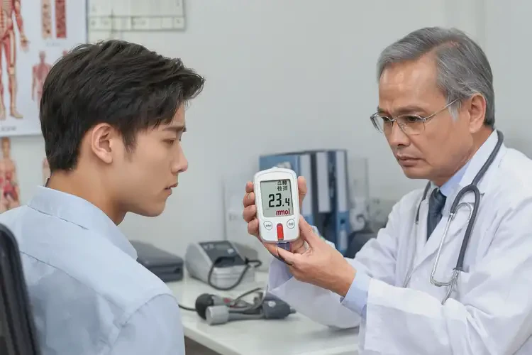 年輕人晚上血糖23(圖1)