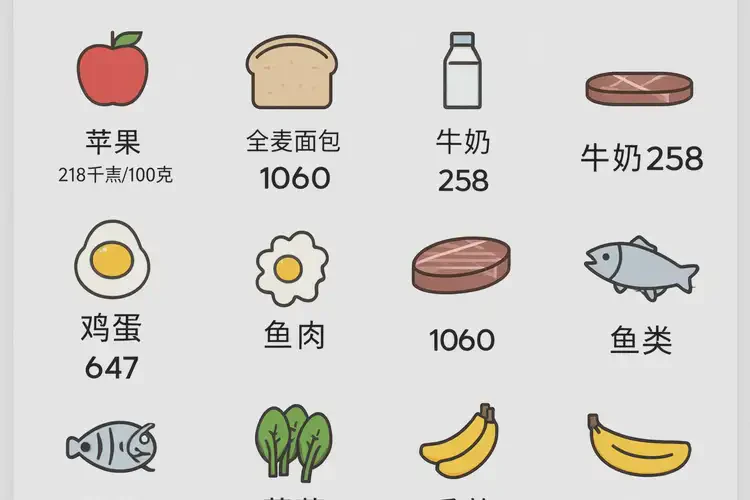 70克154千焦相当于多少食物(图2)